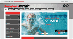 Desktop Screenshot of ferreteriaginer.com